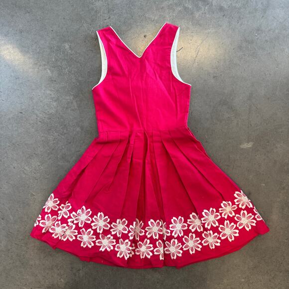 Vintage Y2k Vintage Dirndl Strasser & Trachten Womens Bavarian Pink Floral Small - Picture 1 of 6
